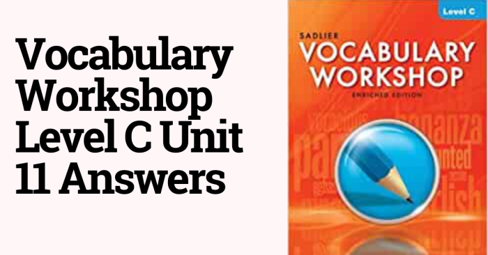 Vocabulary workshop level c unit 11