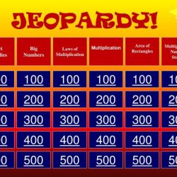 Math jeopardy questions and answers