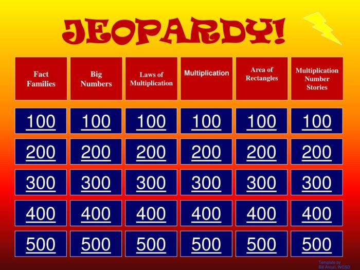 Math jeopardy questions and answers